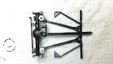 Assembling rear axle and suspension