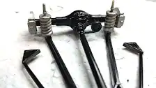 Assembling rear axle and suspension