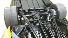 Rear suspension installed