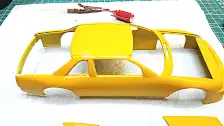 Body has some chips and orange peel, but will be fixed