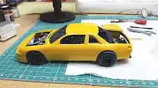 Body paint repaired and installed on the chassis
