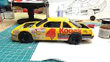 Started installing decals