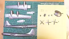 Photo of B-29 taken apart