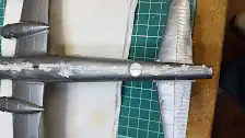 After sanding, more putty was added