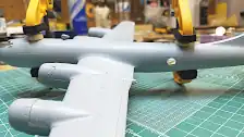 Mounting the scratch built gun turrets
