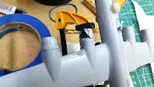 Installing the front engine shroud