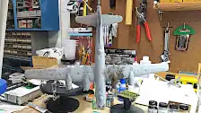 Started weathering the plane