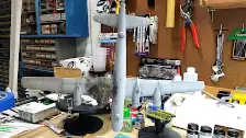 Started weathering the plane
