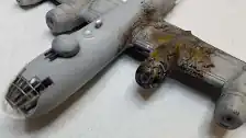 Closeup of hit engine