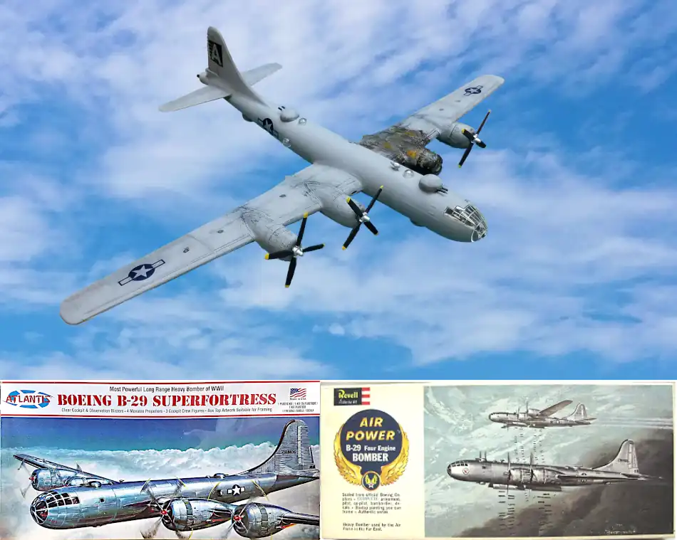 B-29 Completed with old and new box art