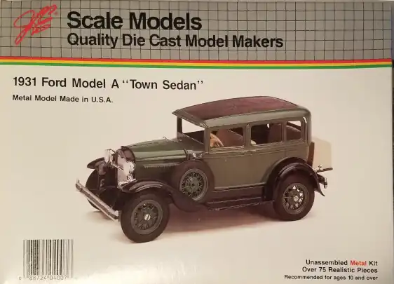 1931 Ford Model A Town Sedan Die Cast (JLE Scale Models)