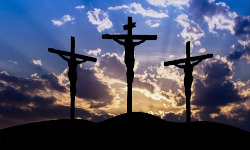 Three crosses