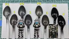 Test spoons for Robby's body color