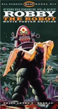 Forbidden Planet Robby the Robot Movie Poster Edition